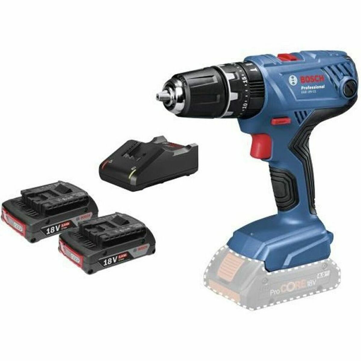 Elektrischer Schraubendreher BOSCH GSB 18V-21 PROFESSIONAL